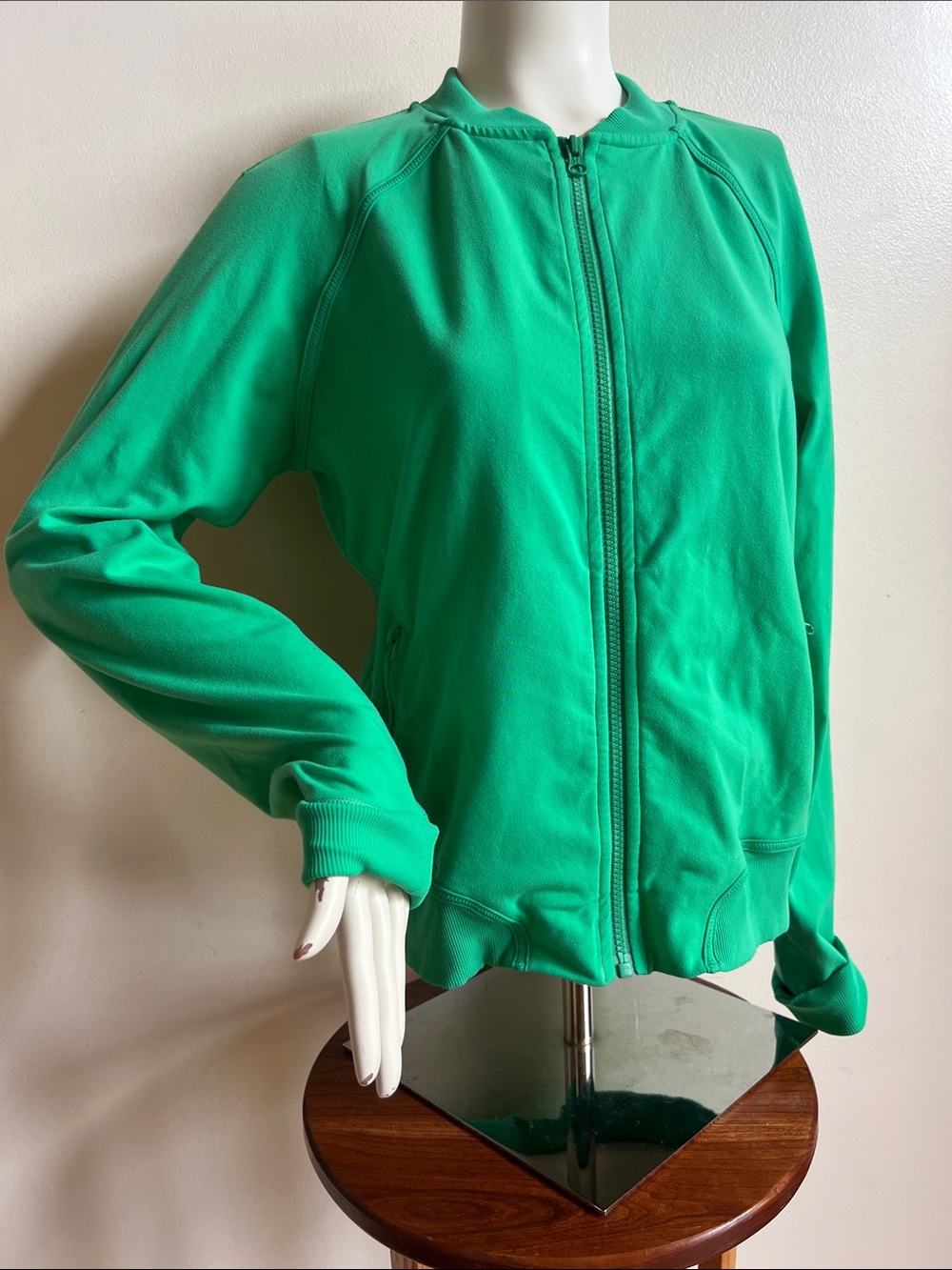 Lululemon yoga Green Zip-Front Jacket